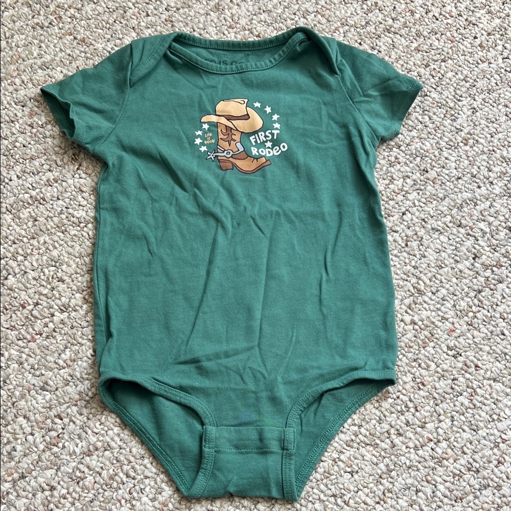 Life is Good - First Rodeo Onesie